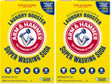 ARM & HAMMER Super Washing Soda Household Cleaner and Laundry Booster, 55 oz Box – Versatile Indoor and Outdoor Surface Solution