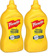 French's Classic Yellow Mustard, 30 oz Squeeze Bottle – Allergen-Friendly Condiment Free From Peanuts, Tree Nuts, Dairy, and Soy