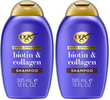 OGX Thick & Full + Biotin Collagen Volumizing Shampoo for Fine Hair – Premium Hair-Spa Wash for Fuller-Looking Strands, Bamboo & Collagen, 13 Fl Oz