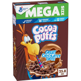 Whole Grain Cocoa Puffs Cereal, Good Source of Calcium, Naturally Flavored Family Size, 25.8 oz