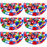 Outus World Flags Banner for Kids Rooms – Safe, Fade-Proof 36-Country Bunting for Playrooms & Nurseries