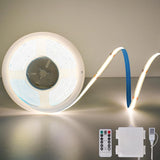 OMIKA COB LED Strip Lights – Thoughtful Housewarming Gift for Her, Remote Controlled Dotless Tape with Timer and 15 Color Options