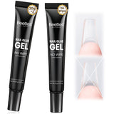 Beetles Gel Nail Tips 576Pcs Pre-shape Short Almond Etch-X Nail Tips – 3-Minute Salon-Quality Manicure, Time-Saving Press-On Extensions for Busy Professionals