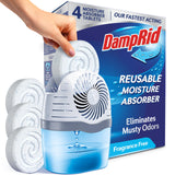 DampRid Reusable Moisture Absorber – Cozy Living Room Accent, Discreet Moisture and Odor Defense