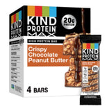 KIND Protein MAX Sweet & Salty Caramel Peanut Crisp Bars – Camping and Trail Snack That Won't Melt in Your Pack