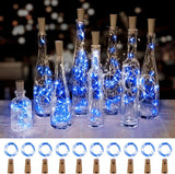 Brightown Cork Bottle Light String – Thoughtful Birthday Gift for Her, Handmade DIY Craft Kit in 20-Pack
