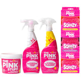Stardrops – The Pink Stuff Ultimate Cleaning Pack – Calming Rhubarb-Scented Kit for a Fresh Self-Care Cleanse