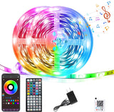 Luminoxa Aura Smart LED Strip 100ft – Low Voltage App Controlled Room Lights for Kids Bedroom Ceiling and Study Desk