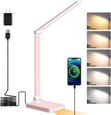 LumeRay Touch Table Lamp for Living Room – Modern Adjustable LED Lamp with 5 Color Modes to Match Cozy Home Aesthetic