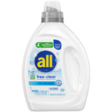 all free clear Hypoallergenic Detergent for Sensitive Skin – Allergy-Friendly Laundry Care for Bedrooms and Shared Households, 66 Loads