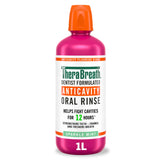 TheraBreath Anticavity Mouthwash – Clean Alcohol-Free Sparkle Mint for a Clutter-Free Bathroom Counter