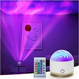 Bedroom Night Light for Sleep and Wind-Down Routine – Soft 16-Color Aurora Lamp with Memory Function