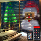 Smart Curtain Lights for Camping and Backyard, USB Battery Powered Outdoor Decor