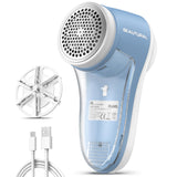 BEAUTURAL Fabric Shaver – Child-Safe Lint Remover with Auto-Stop Blades, Rechargeable Pill Shaver for Family Homes