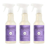 Mrs. Meyer's Clean Day Multi-Surface Cleaner – Lilac Fragrance for Aesthetic Living Room Refresh, 16 oz 3-Pack