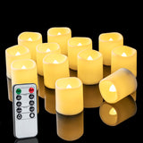 Homemory Remote Tea Lights – Smokeless Bedside Light for Elderly Parents and Family Homes with 8-Hour Timer