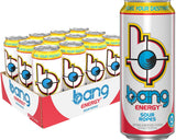 Bang Energy Sour Ropes Keto Friendly Energy Drink 16oz Pack of 12 for Hiking and Patio Workout Sessions