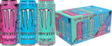 Monster Energy Ultra Variety Pack – Travel-Friendly 16 oz Cans for Camping, Tailgates, and Beach Days