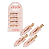 Kitsch Creaseless Hair Clips – Mother's Day Gift Idea for Mom, Gentle Sectioning Clips for Skincare