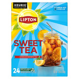 Lipton Iced Sweet Tea K-Cups – Valentine's Day Gift for Her, Ready-to-Brew Southern Style Sweet Tea Pods 24-Count