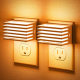JandCase LED Night Light – Newborn Friendly Ambient Light for Nursery and Hallway, Auto Sensor with Ultra-Slim Outlet-Saving Plug