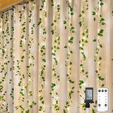 suddus Fairy Lights with Vines – Outdoor Party Tent and Porch Decor, 6.5ft x 6.5ft Greenery Backdrop, USB or Plug-In