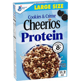 Cheerios Protein Cereal, Cookies and Crème – Crunchy Snackable Cereal for Camping and Road Trips