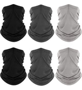 Fuinloth Neck Gaiter 6 Pack - Thoughtful Birthday Gift Set for Outdoor-Loving Men and Women