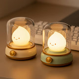 Flameless Kerosene Style Lamp – Rechargeable Toddler Night Light for Kids Bedroom and Nursery, Touch Dimmable Warm Amber Glow