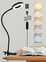 LampDepot Minimalist Bedside Reading Light with Metal Clamp – Simple Design Clip Lamp for Less-Is-More Bedrooms