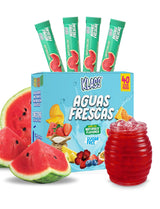Klass Aguas Frescas | School Lunch Hydration for Kids | Zero-Sugar Stevia-Sweetened Aguas Frescas Single-Serve Sticks (40 Count)