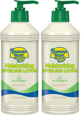 Banana Boat After Sun Lotion with Aloe and Vitamin E – 16 Fl Oz Cooling Sunburn Relief for Beach, Camping and Outdoor Adventures