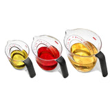 OXO Good Grips 3-Piece Angled Measuring Cup Set – Streamlined Kitchen Essentials for Intentional Home Cooks