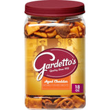 Gardetto's Aged Cheddar Snack Mix Tub – Family Snack for Playroom, Lunchbox, and Road Trips