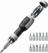 Wesdut 13-in-1 Ratchet Screwdriver – One Tool Replaces a Drawer Full, Clean and Clutter-Free
