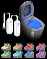 LumiGuard Toilet Night Light – Motion Activated Bathroom Light for Fall Prevention, LED Bowl Light for Elderly