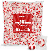 Kid-Friendly Peppermint Puffs - Pantry Snack Drawer Treat for Family Movie Night, Individually Wrapped Soft Mints