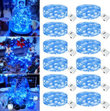 LuceAura Fairy Lights 6 Pack – Thoughtful Birthday Gift for Her and Mom, Battery Operated Mason Jar Lights for Cozy Home Styling