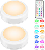 BLS LED Puck Lights — Flameless Night Lighting for Stairways and Dark Hallways