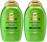 OGX Extra Strength Refreshing Scalp + Rosemary Mint Shampoo – Clarifying Wash for Oily Hair, Post-Hike and Gym Locker Room Reset, 13 fl. oz