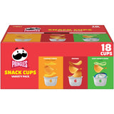 Pringles Potato Crisps Snack Cups Variety Pack – Pre-Portioned Lunchbox Snacks for Kids' School Lunches