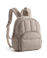 BAGSMART Quilted Small Backpack Purse – Clean-Lined Everyday Backpack for Capsule Wardrobe, Under 1 lb