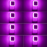 Sujeet Plug-in Nightlight 8-Pack – Soft Warm White Glow for Nursery, Playroom, and Children's Bathroom Nighttime Visits