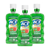 ACT Kids Anticavity Fluoride Rinse – Alcohol-Free, Child-Safe Cavity Protection, Wild Watermelon, 16.9 fl. oz.