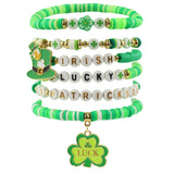 OHOME Kids Soccer Party Favors 6 Pack - Lightweight Beaded Bracelets for Children, Birthday Goodie Bag Stuffers