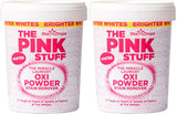 The Pink Stuff Oxi Whitening Powder for White Essentials, Vegan Stain Remover Built for a Less Is More Laundry Shelf, 1 kg