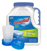 DampRid Moisture Absorber Refill 7.5 lb – Discreet Fragrance Free Dehumidifier for Cozy Finished Basement Lounge