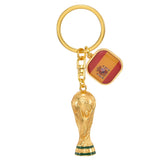 FIFA World Cup 2026 Trophy Keychain – Travel Daypack Charm for World Cup 2026 Host City Tourists