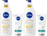 NIVEA Premium Skin Firming Collection – Coenzyme Q10 Lotion and Hyaluronic Acid Gel Cream for an Elevated Vanity