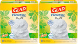 Glad ForceFlex Tall Kitchen Trash Bags 13 Gallon Gain – RipGuard Leak Protection for Kid- and Pet-Safe Kitchens